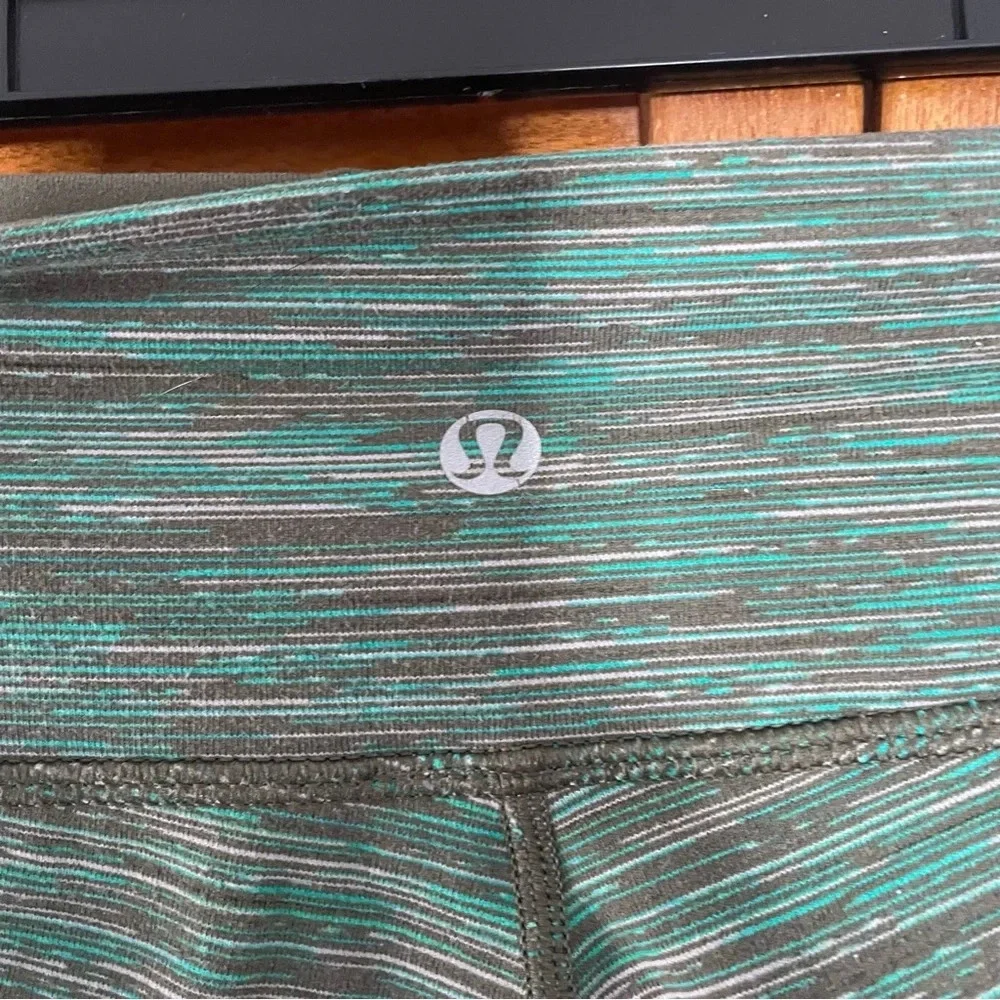 Lululemon Wunder Under Cropped Athletic Yoga Leggings Sz 4